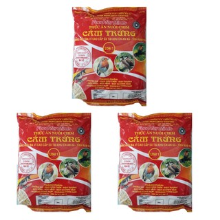 Cám trứng bavi đỏ combo 3 gói cho chim cảnh các loại