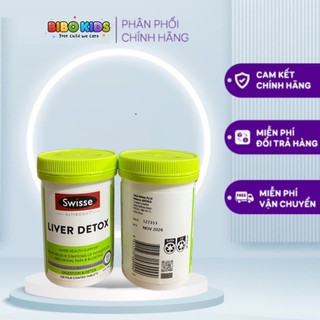 Viên Uống Hỗ Trợ Thải Độc Gan Swisse Liver Detox Úc 120 VIÊN