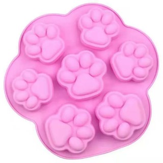 Khuôn silicon làm bánh, thạch,đổ silicon hình bàn chân mèo ngộ nghĩnh toru_slime