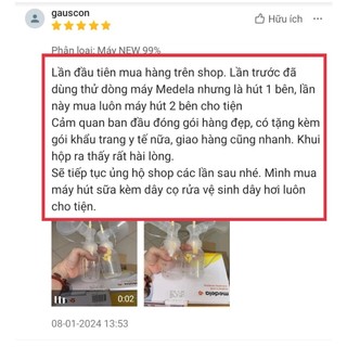 [Xem Video HútSữa ThựcTế]Máy Hút Sữa Điện Đôi Medela Pump (Like New 99%)