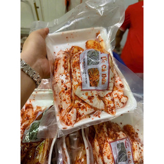 ỨC MỠ CÁ DỨA ƯỚP GIA VỊ KHAY 500gr (GIAO HỎA TỐC HCM)