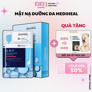 Mặt nạ mediheal n.m.f aquaring ampoulex mask dưỡng sáng da 2 bước 27ml