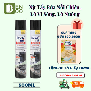 Bình xịt vệ sinh lò nướng, Lò vi sóng, Nồi chiên không dầu Denkmit 500ml Tẩy sạch mãng bám, dầu mỡ, cặn bẩn Nhập KhẩuĐức