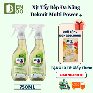 (Mẫu mới) Bình xịt tẩy rửa nhà tắm, nhà vệ sinh, toilet đa năng hương thiên nhiên Denkmit Nature 750ml