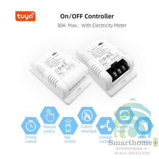 Công Tắc Wifi Và RF Công Suất Lớn Tuya SHP-SW3