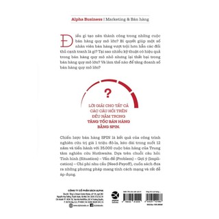 Sách Tăng Tốc Bán Hàng Bằng Spin (Alpha Book)