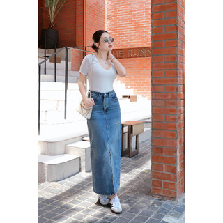 ÁO THUN GÒN CỔ TIM / HERA TOP - 24L199
