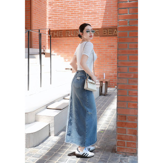 ÁO THUN GÒN CỔ TIM / HERA TOP - 24L199