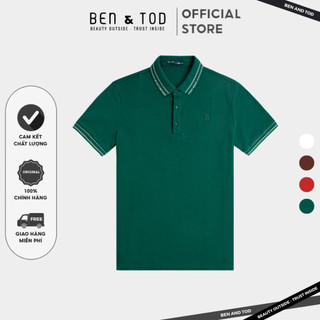 Áo polo nam BEN & TOD R1300BB102 vải thun cotton 100% nam tính chỉn chu sang trọng thanh lịch OUTLET 289