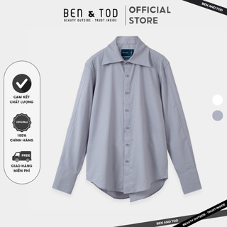 Áo Sơ Mi Form OVERSIZE O1622BD248 BEN & TOD lịch sự sang trọng năng động thoải mái