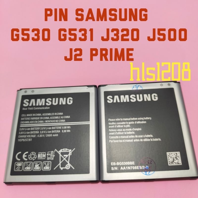 Pin Samsung Galaxy Grand Prime G530 / G531 / J320 / J500 / J2 Prime