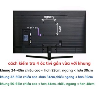 KHUNG TREO TIVI 24IN - 55IN
