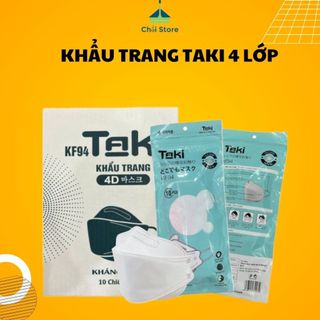 100 khẩu trang y tế taki bo viền 4 lớp kháng khuẩn chất lượng cao
