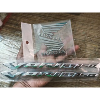 Bộ tem chữ nổi dán xe Vario 150 đời 2016 loại zin nhập thái