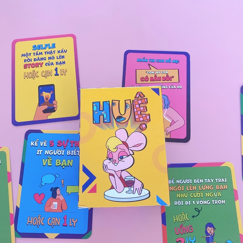 Bộ Bài Drinking Game Giải Trí 68 Lá - Phiên Bản Đặc Biệt