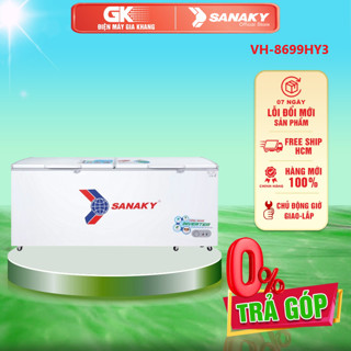 VH-8699HY3 - Tủ đông Sanaky Inverter 761 lít VH-8699HY3 2 Cửa 1 ngăn đông