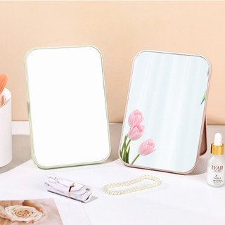 Gương trang điểm gấp để bàn chân chữ T 21x14 cm G32