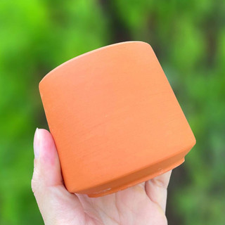 Chậu đất nung cúp miệng 7.5x7.5cm - Chậu trơn