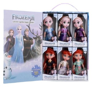 Combo Búp Bê Elsa, dụng cụ học tập 9 món, Set 24 dán móng tay, combo 10 hộp động vật