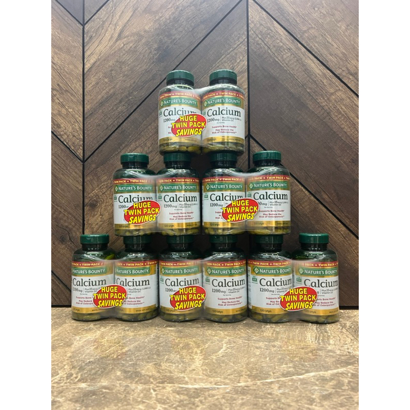 Mẫu mới nhất. VIÊN BỔ SUNG CALCIUM VÀ VITAMIN D3 CỦA MỸ NATURE'S BOUNTY, 120 VIÊN.