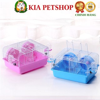 Lồng mini ngăn đôi - Lồng Hamster ngăn đôi mini