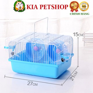 Lồng mini ngăn đôi - Lồng Hamster ngăn đôi mini