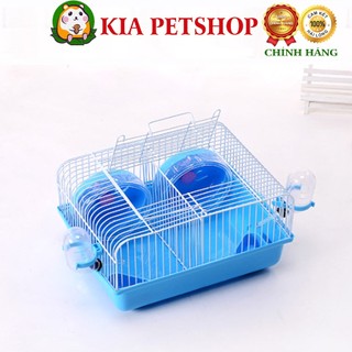 Lồng mini ngăn đôi - Lồng Hamster ngăn đôi mini