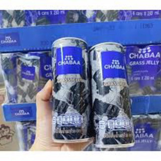    hỏa tốc  lốc 6 lon nước sương sáo Thái Lan CHABAA 