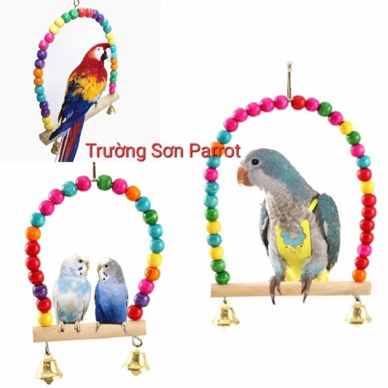 1 xích đu cho vẹt, chim,...