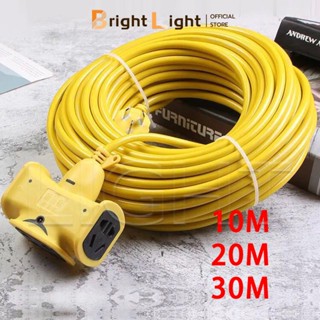 Dây nguồn dài 10M/20M/30M có ổ cắm dây nguồn 220V đa năng cao cấp đúc phích cắm