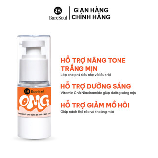 Livestream [ MÀU CAM ] Serum cho nách che khuyết điểm, hỗ trợ giảm thâm nách & làm sáng nách BareSoul 20g
