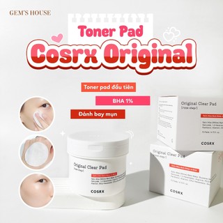 Toner Pad tẩy tế bào chết Cosrx BHA One Step Original Clear Pad