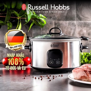 Nồi Nấu Chậm Russell Hobbs Maxi Cook 22750-56 200W 6L, chức năng hẹn giờ, cài đặt nhiệt độ, giữ ấm