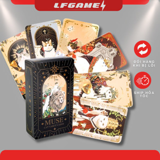 Bộ Bài Bói MUSE CAT TAROT oracle size tiêu chuẩn Tiếng Anh [MUA 2 BỘ BẤT KÌ TẶNG ĐÁ THANH TẨY