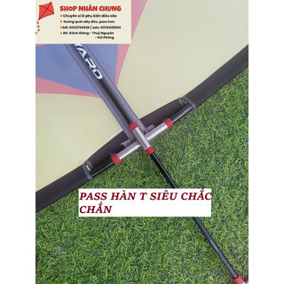 Diều 3m phối màu full cacbon khung nan siêu chịu gió