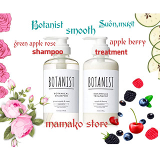 (dòng SMOOTH) tóc suôn thẳng/ Dầu gội botanist botanical gội Green Apple & rose/ Xã Apple &berry/xã white tea & geranium