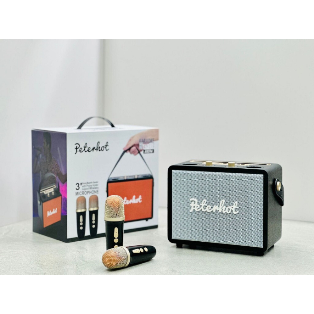 Loa Karaoke Bluetooth Peterhot A107W Phiên Bản Mới Độc Đáo 2024 Không Dây Âm Thanh Đỉnh Tặng Kèm 2 Mic TB12 EKADO | BigBuy360 - bigbuy360.vn