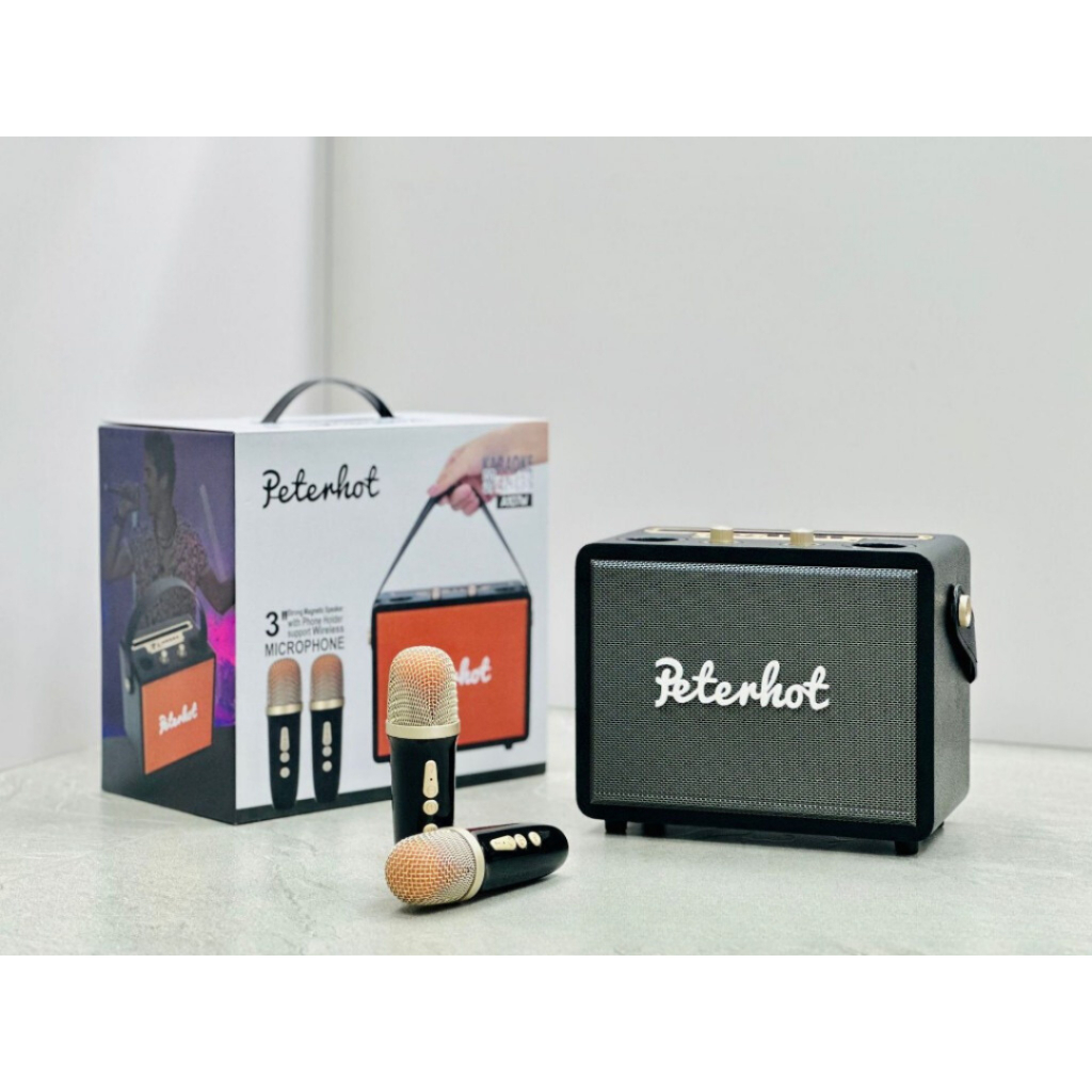 Loa Karaoke Bluetooth Peterhot A107W Phiên Bản Mới Độc Đáo 2024 Không Dây Âm Thanh Đỉnh Tặng Kèm 2 Mic TB12 EKADO | BigBuy360 - bigbuy360.vn