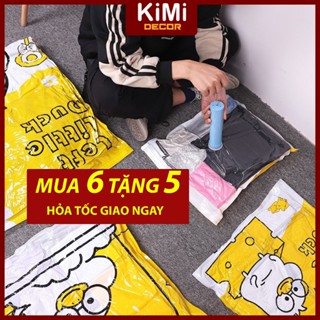 [6 TẶNG 5🎁] Túi Hút Chân Không Quần Áo, Chăn Mền, Gấu Bông TANGDAOYA Dày Bền, Gọn Gàng, Chống Mốc - KiMi Decor