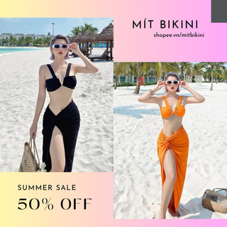 Sét đồ đi biển khoen V 3 mảnh tà dài