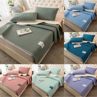  Chiếu điều hoà tặng kèm 2 vỏ gối 50x70cm chất liệu mủ cao su non hàng loại 1 chiếu điều hoà kích thước m6 m8 