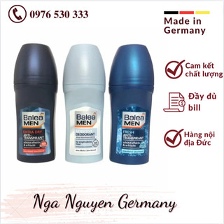 Lăn khử mùi Balea Men 50ml chống ố vàng, hoạt động cả ngày không lo mùi khó chịu _ Hàng chuẩn, đủ bill