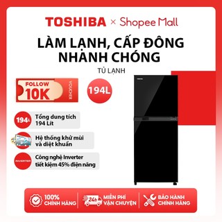 Tủ lạnh Toshiba Inverter 194 lít GR-A25VM(UKG1) - Hàng chính hãng, bảo hành 2 năm