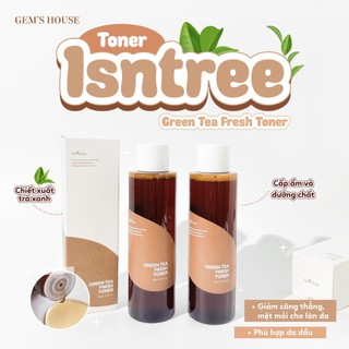 Toner trà xanh isntree green tea fresh toner 200ml