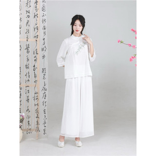 [ORDER] Áo 1 lớp cổ trang hán phục kiểu trung hoa trung quốc đi lễ chùa