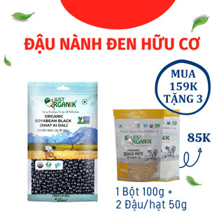Đậu Nành Đen Đậu Tương Hữu Cơ Just Organik Nhập Khẩu Ấn Độ 500g