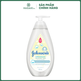 Sữa tắm gội johnson's baby toàn thân mềm mịn cho bé 500ml cottontouch top-to-toe bath hasaki sản phẩm chính hãng