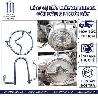 Bảo Vệ Lốc Máy Xe Dream dr drem drim màu Inox