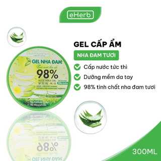 Gel Nha Đam Dưỡng Ẩm & Làm Mềm Da - Gel Lô Hội 98% Aloe Vera Gel MILAGANICS 300ml (Hũ)