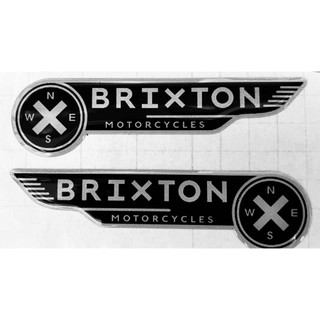 Logo dán bình xăng Brixton 2023 silicon